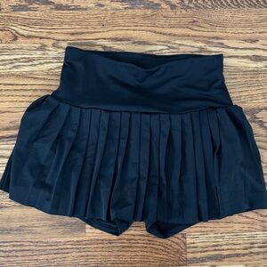 Black Pleated Skirt